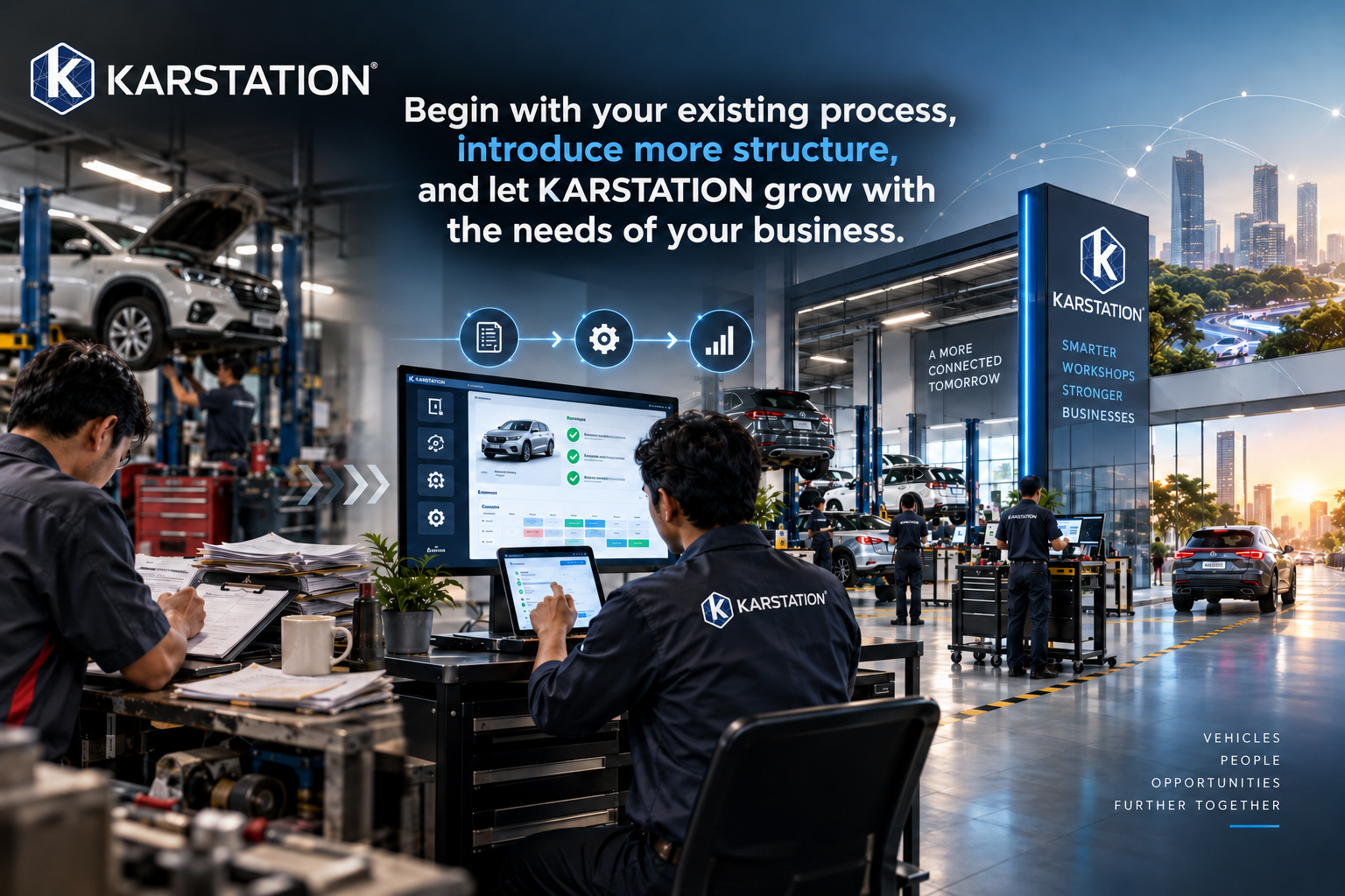 KARSTATION vehicle-centred platform